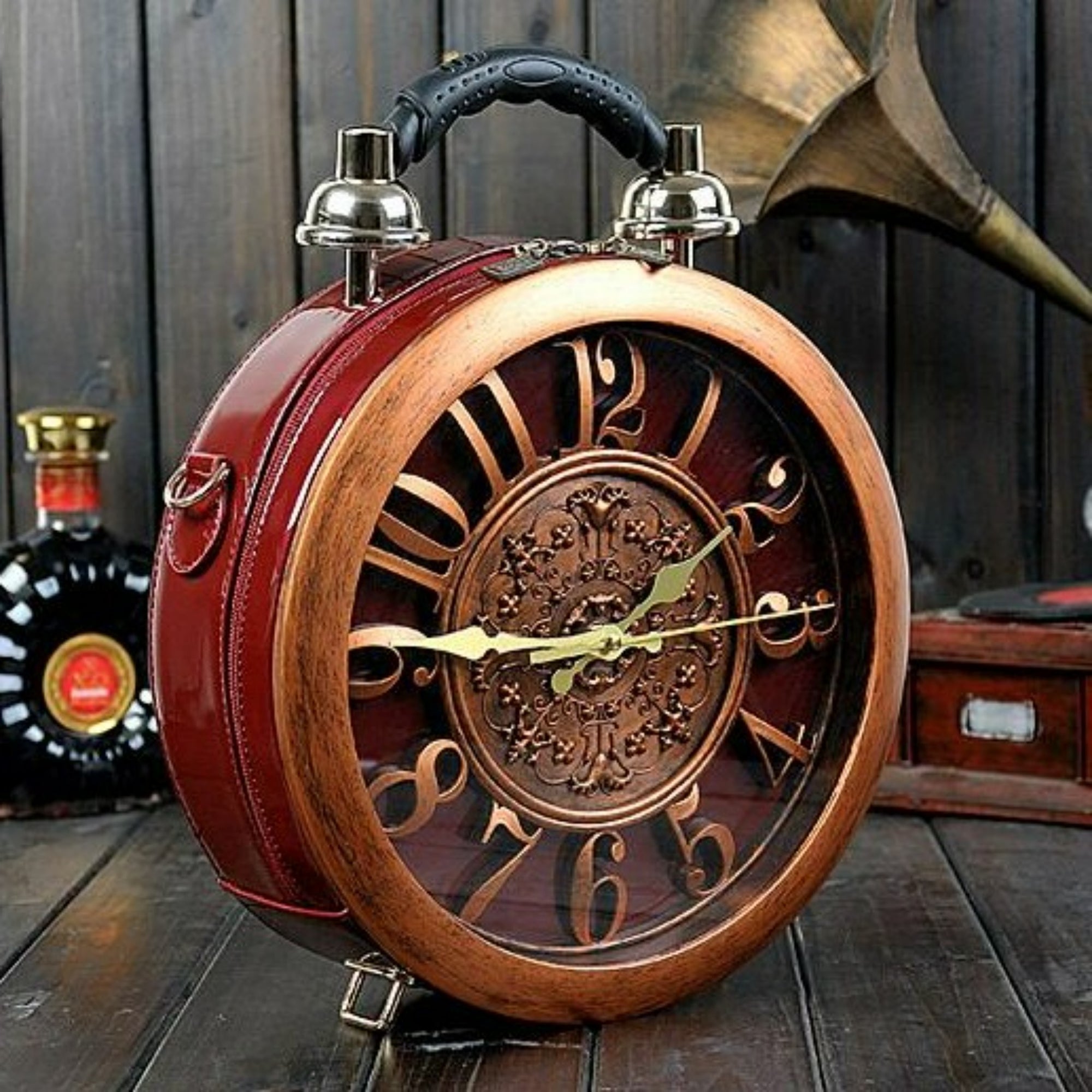 horloge bagage rouge