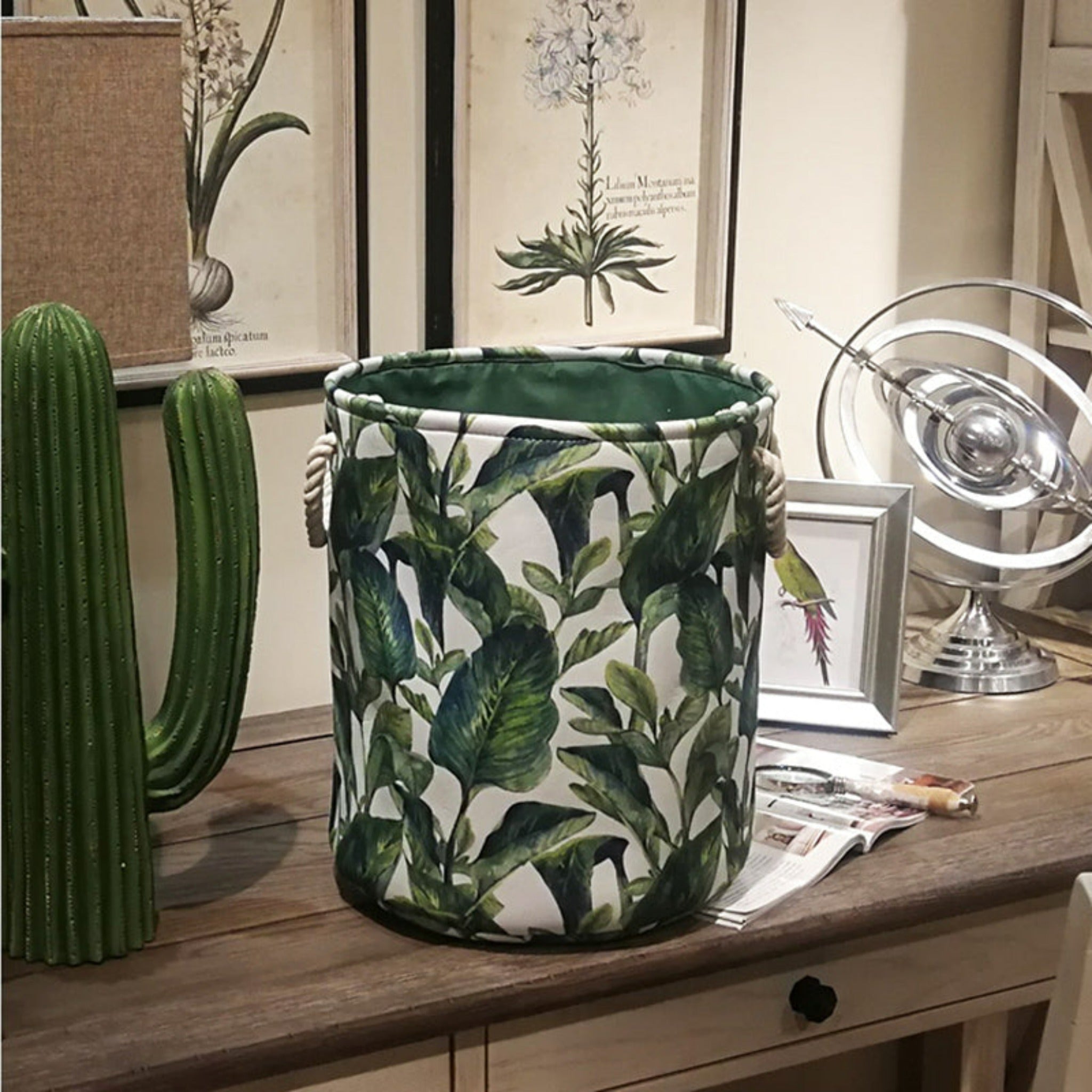 panier de rangement tropique