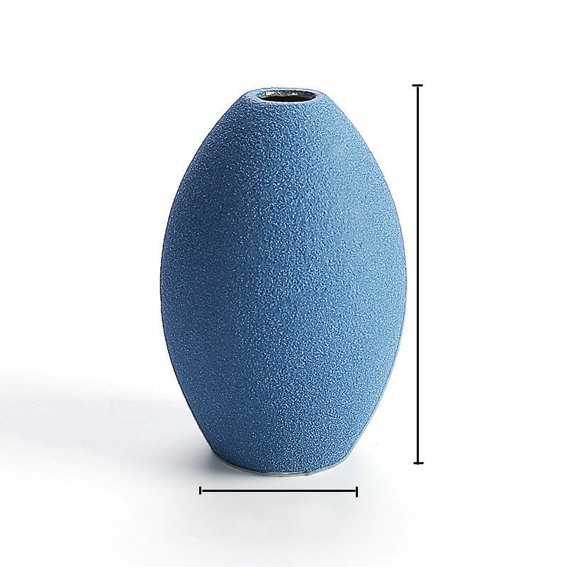 Vase en céramique bleu - Nordic