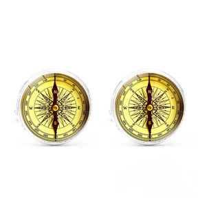 Bouton de manchette - Compass