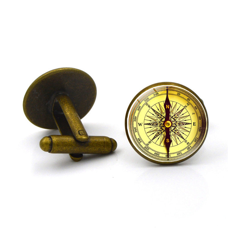 Bouton de manchette - Compass