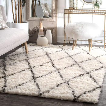 tapis beige ligne noir