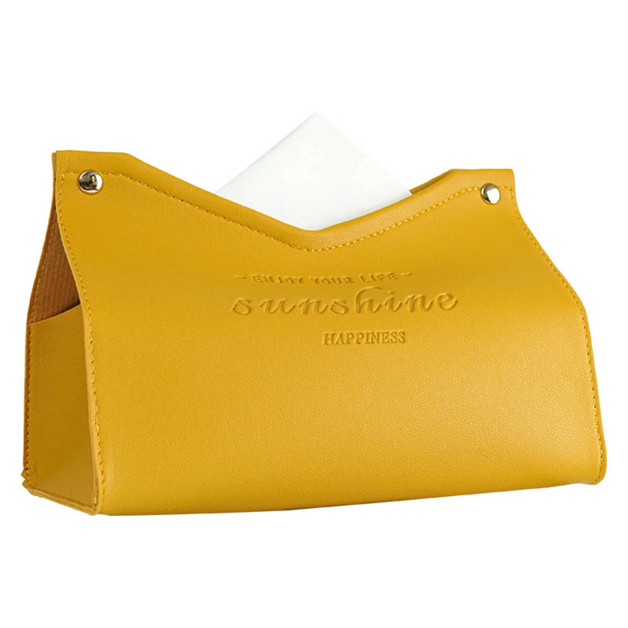 boite a mouchoirs jaune