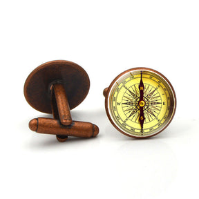 Bouton de manchette - Compass