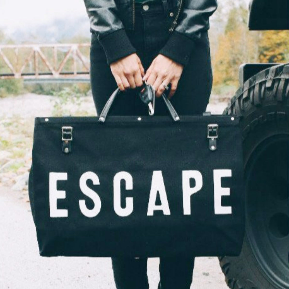 sac de voyage escape noir