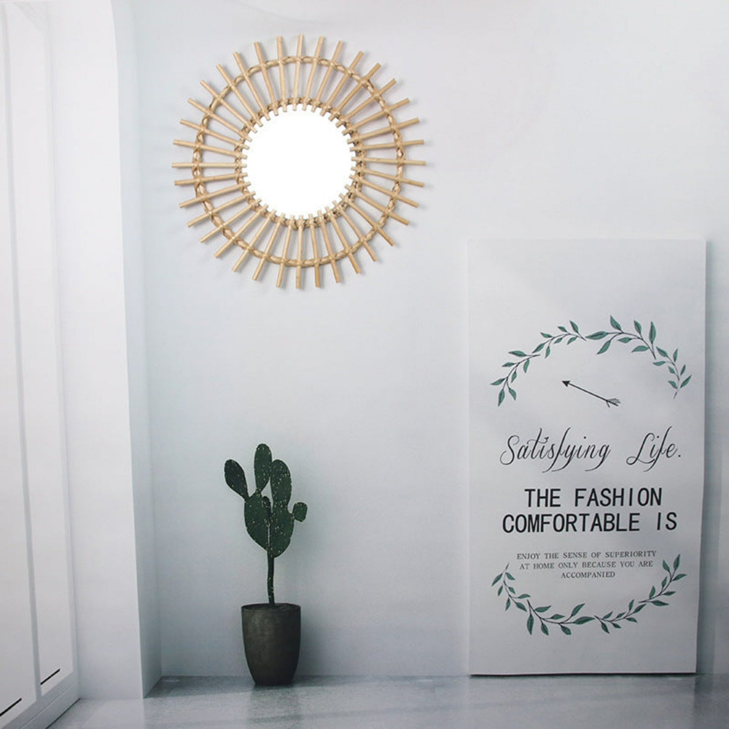 miroir rond décoratif