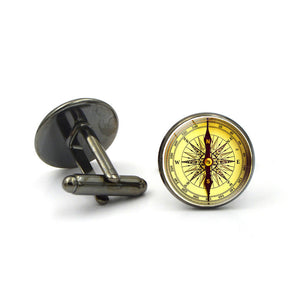 Bouton de manchette - Compass