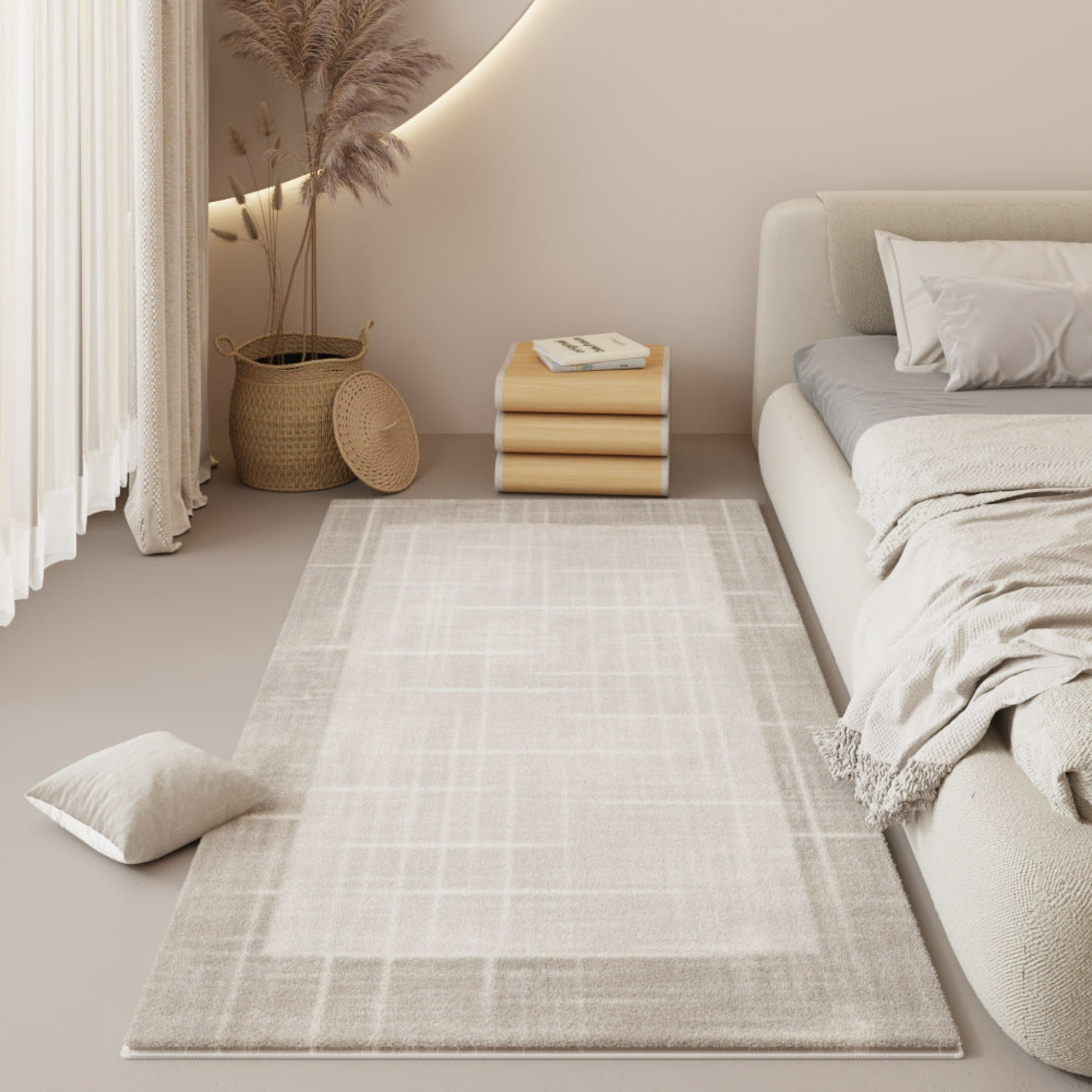 tapis rectangle Cream