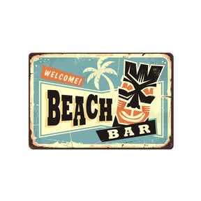 Plaque Retro Tiki