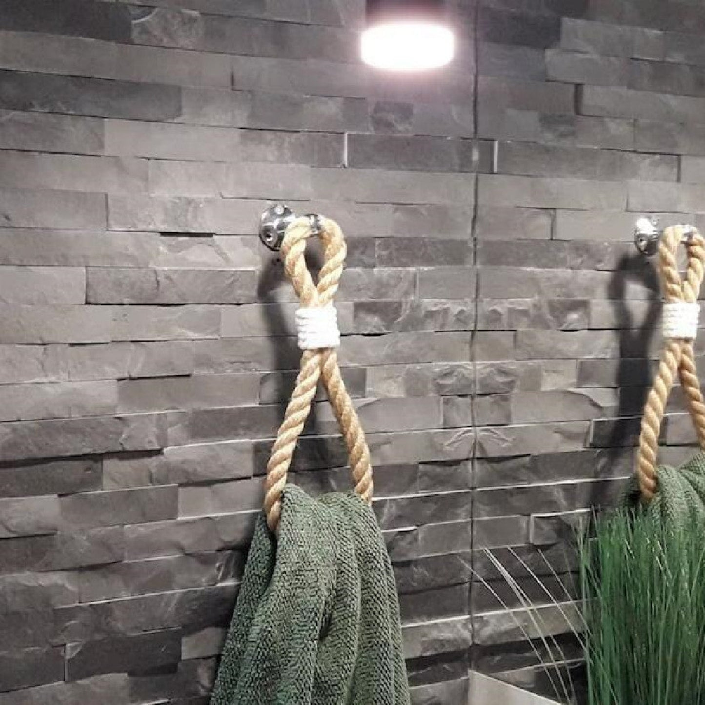 porte serviette en corde