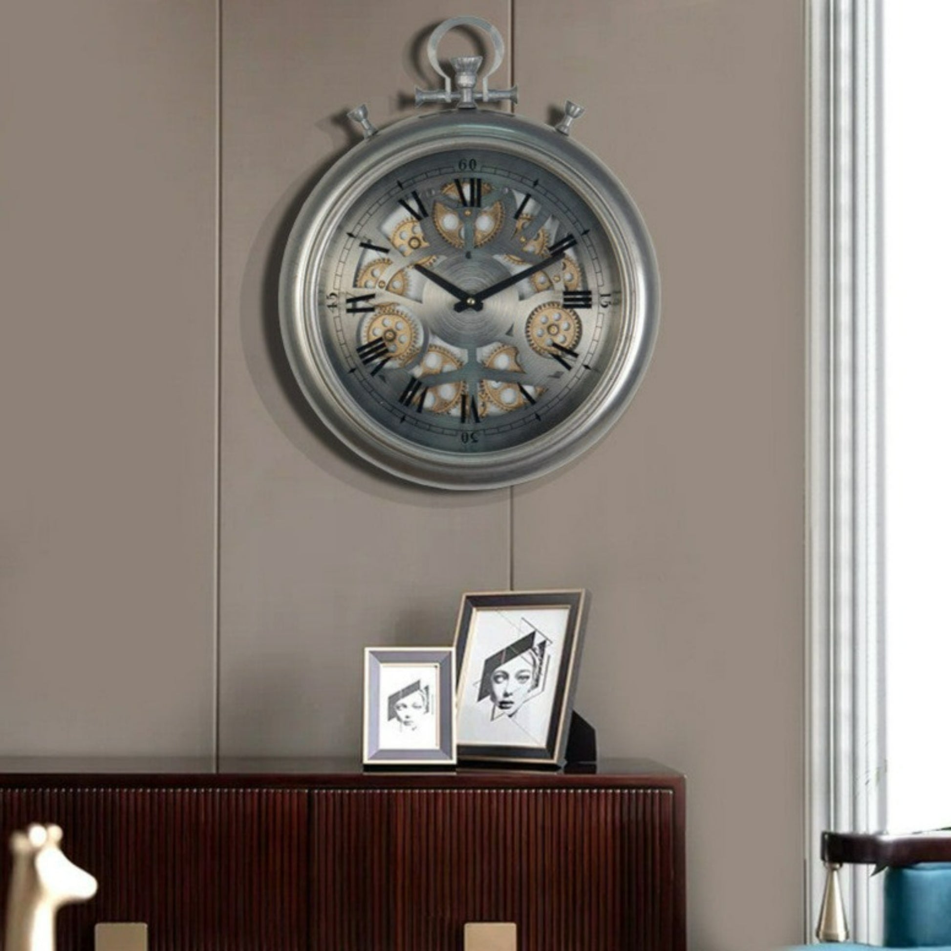 horloge gousset argenté