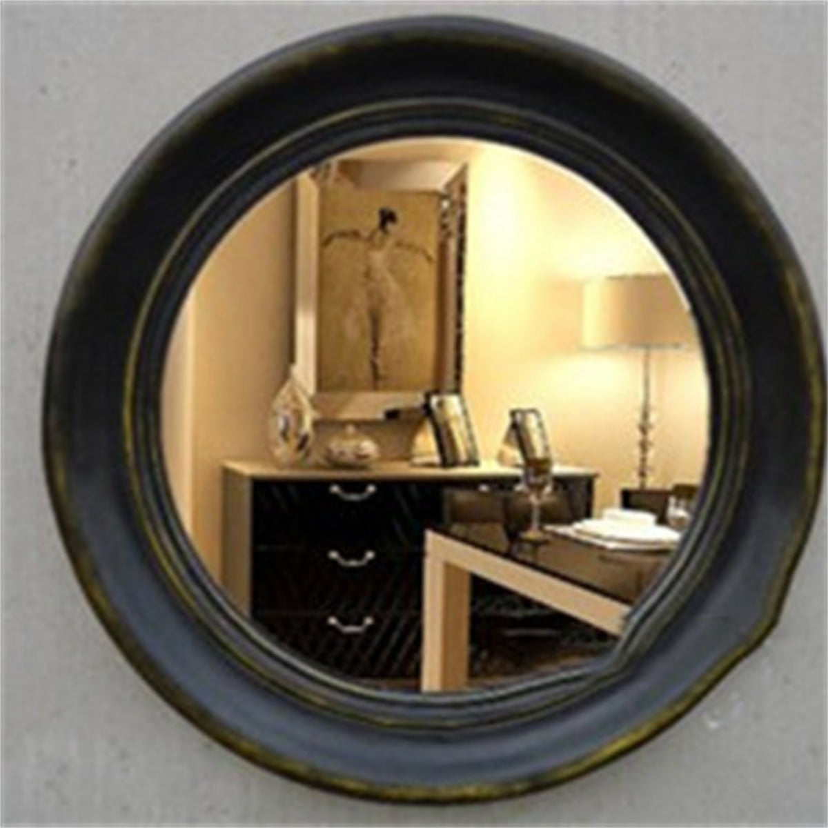 miroir rond retro