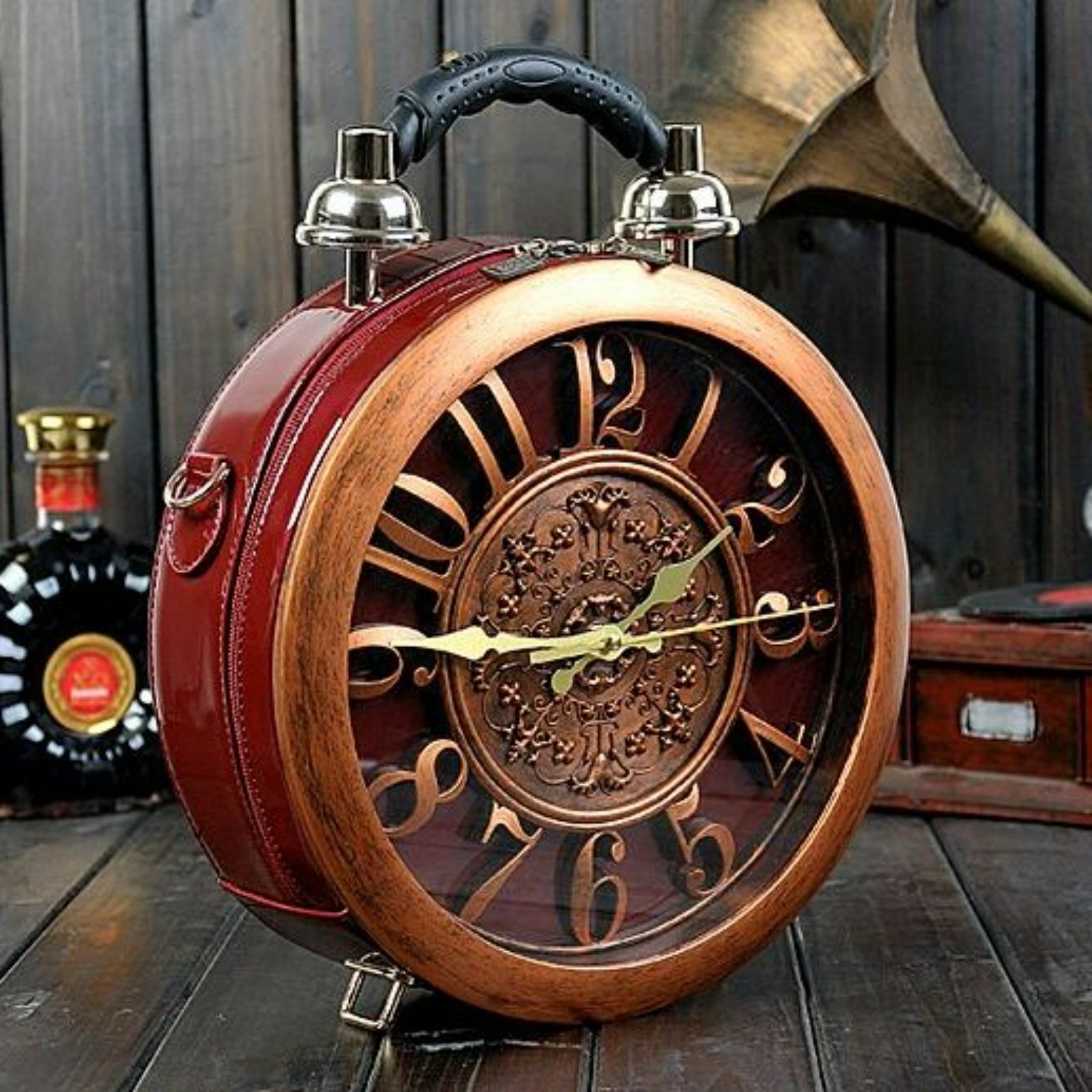 horloge bagage rouge