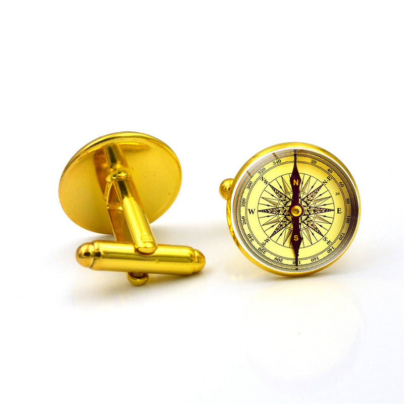 Bouton de manchette - Compass