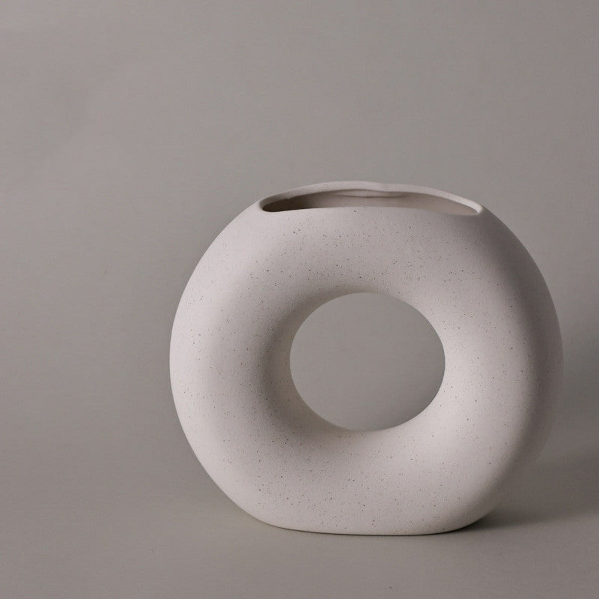 vase en céramique demi-cercle