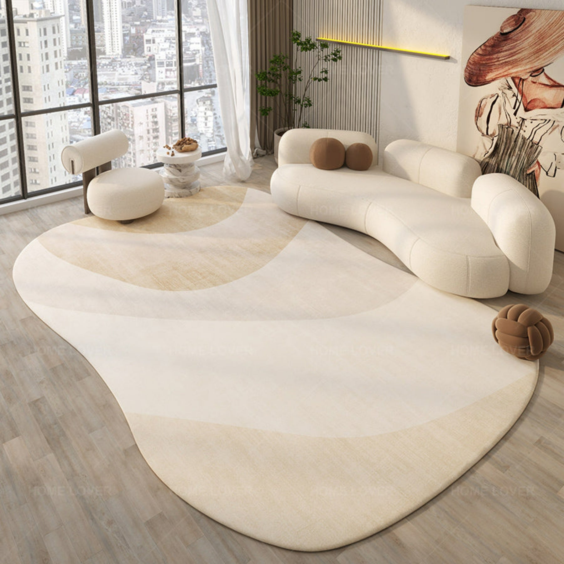 tapis nuage Cream