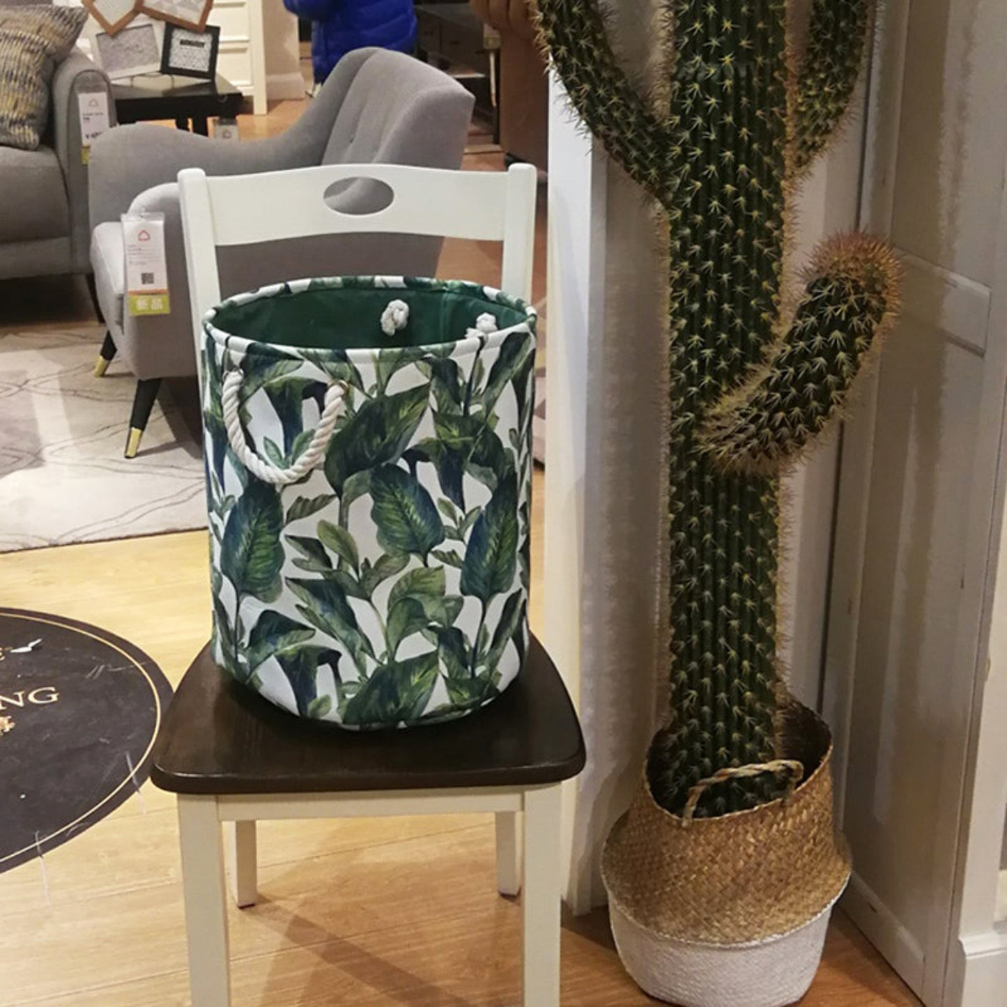 panier à linge Tropical