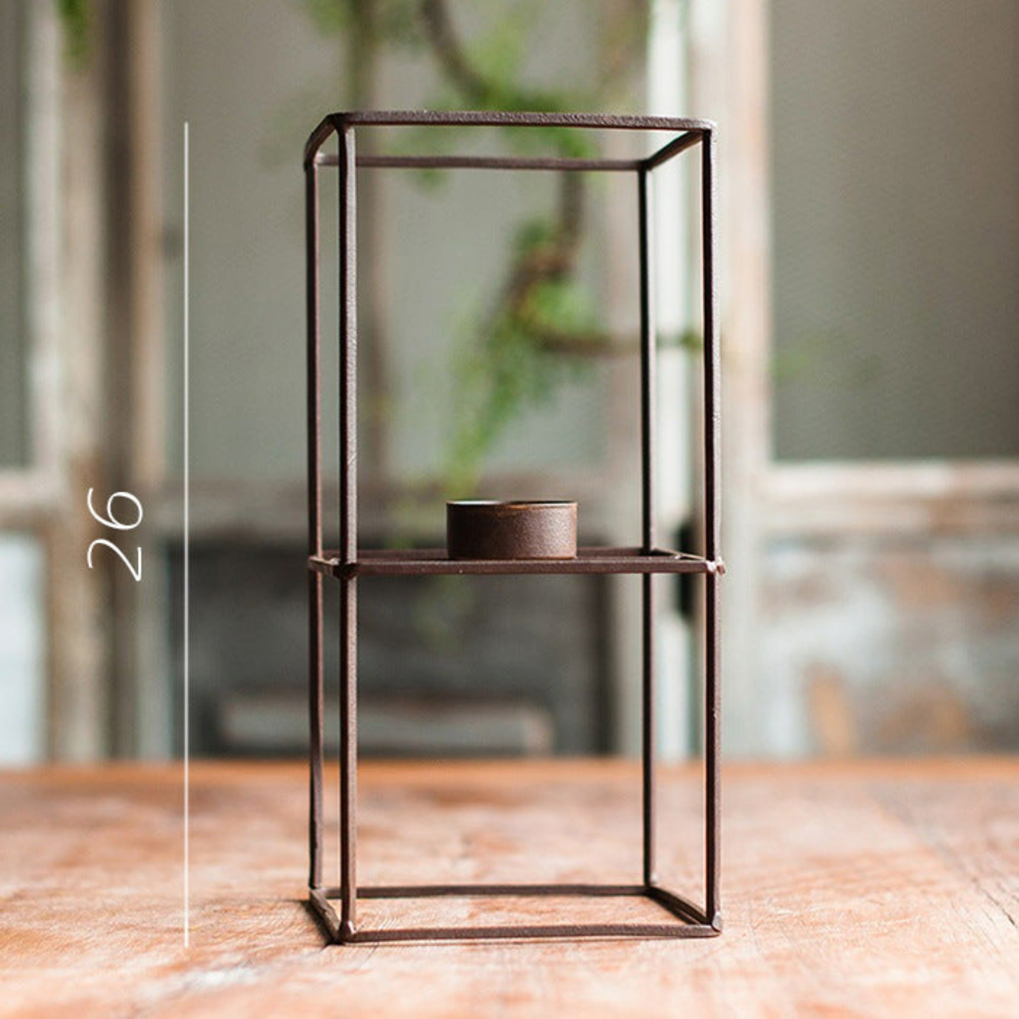 Cube bougeoir