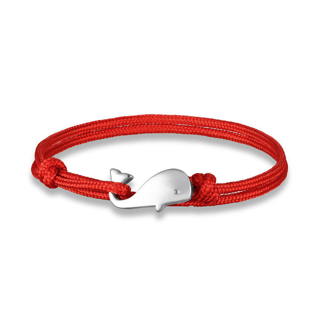 Bracelet en cordon - Baleine