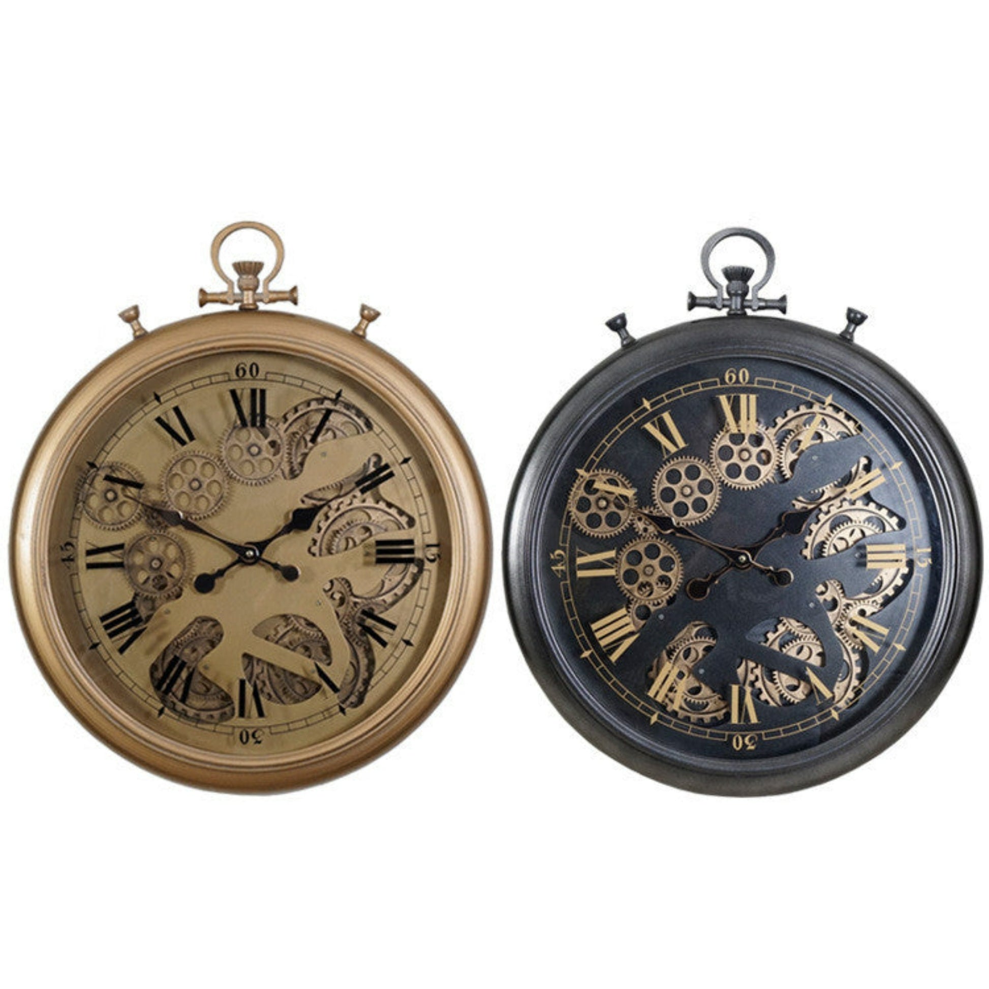 horloge à gousset doré ou noir