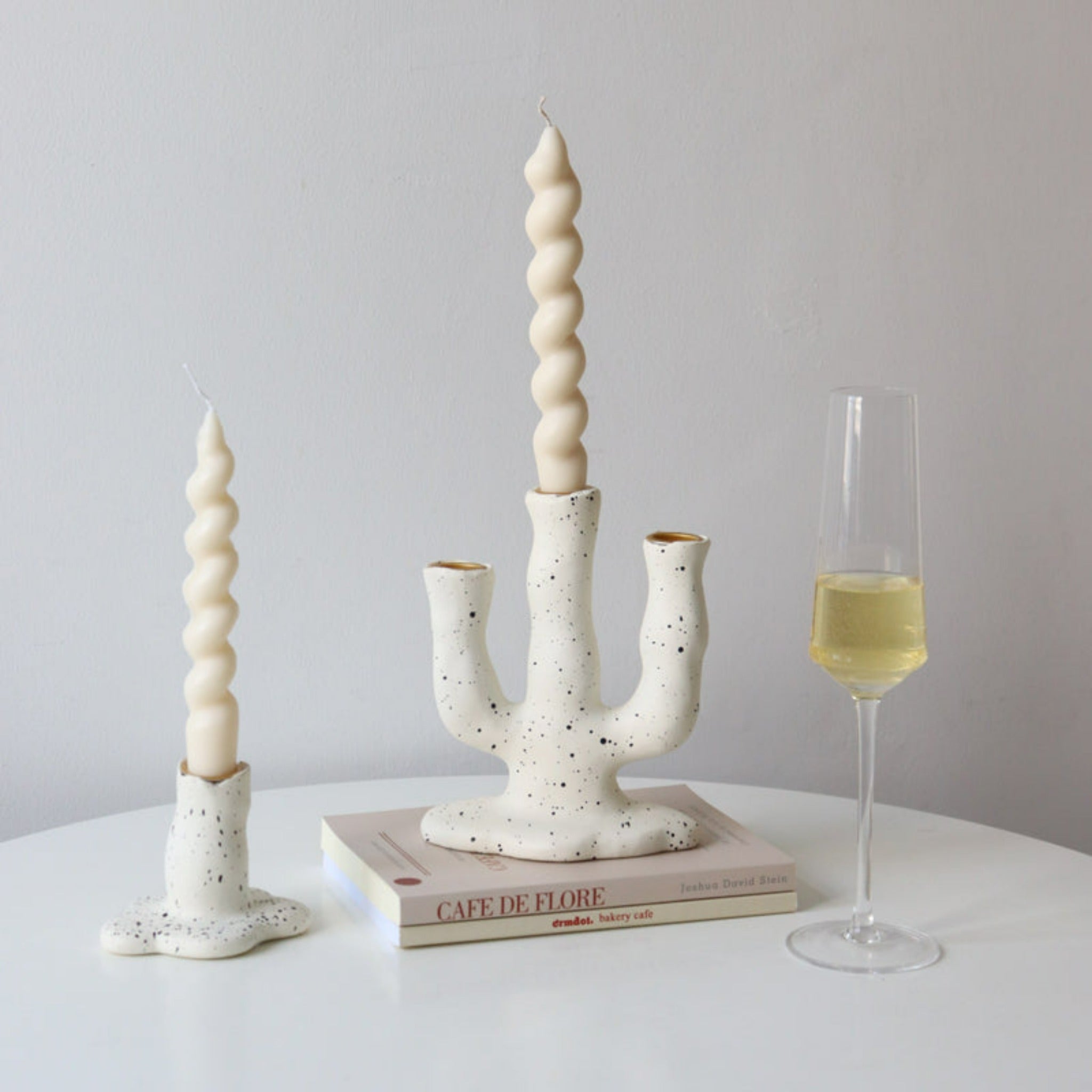 chandelier 3 tetes blanc