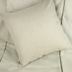 Housse de coussin bleu - Ancre