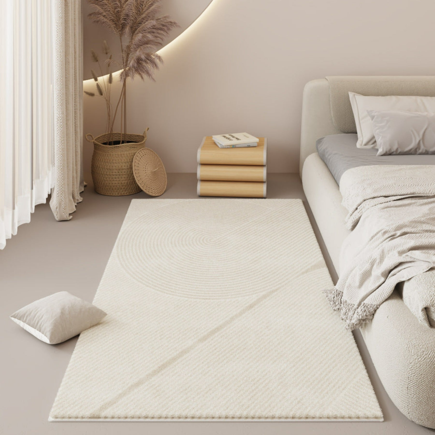 tapis rectangle Cream