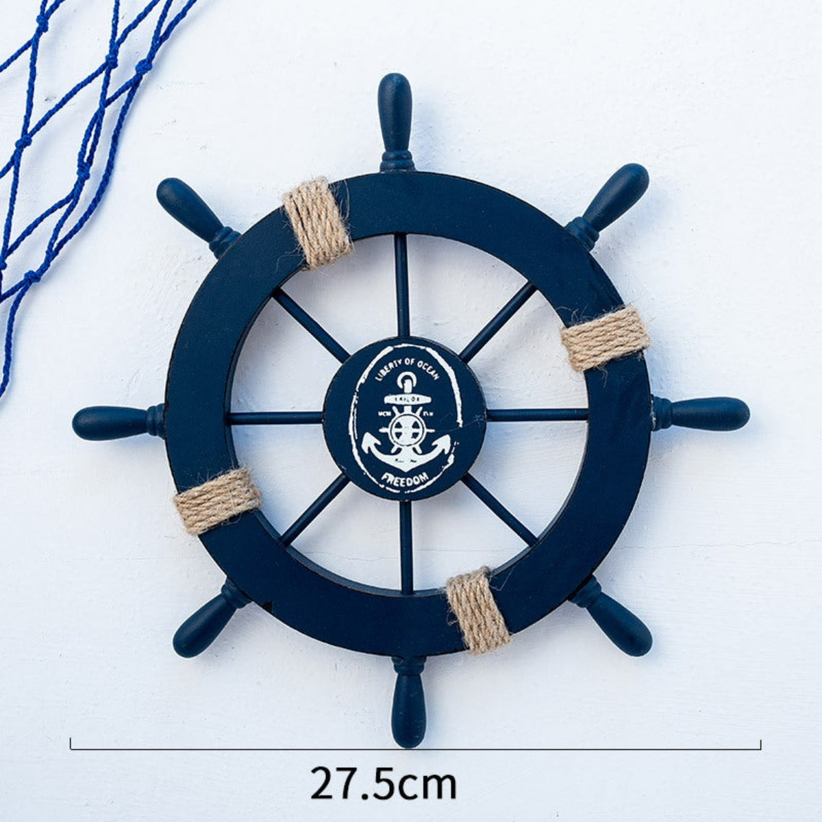 Gouvernail bleu marine