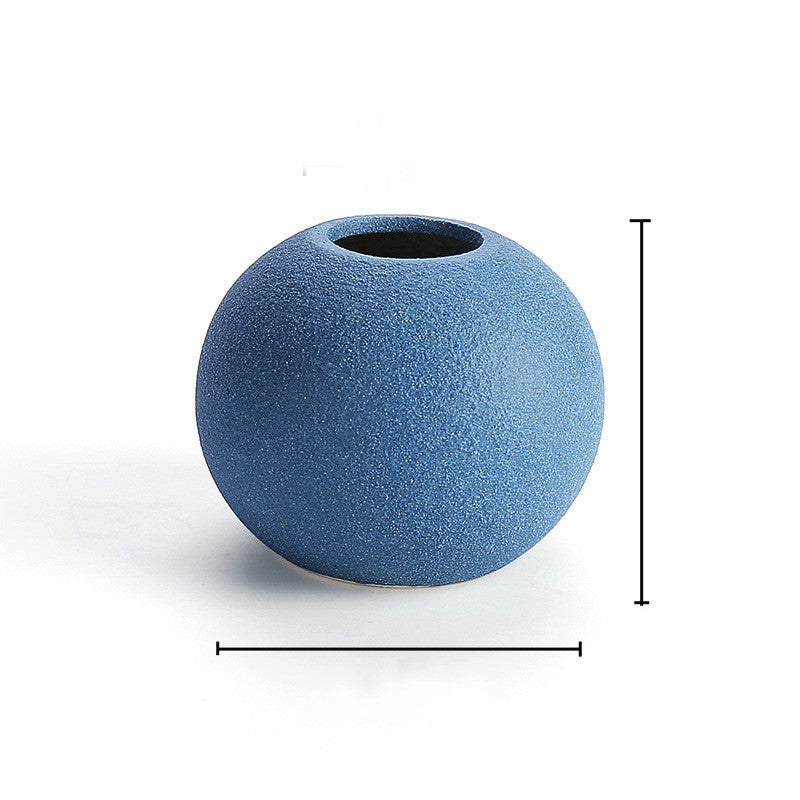 Vase en céramique bleu - Nordic