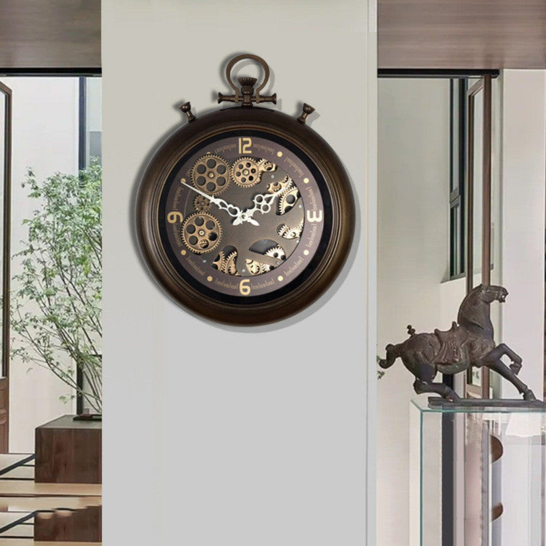 horloge gousset bronze