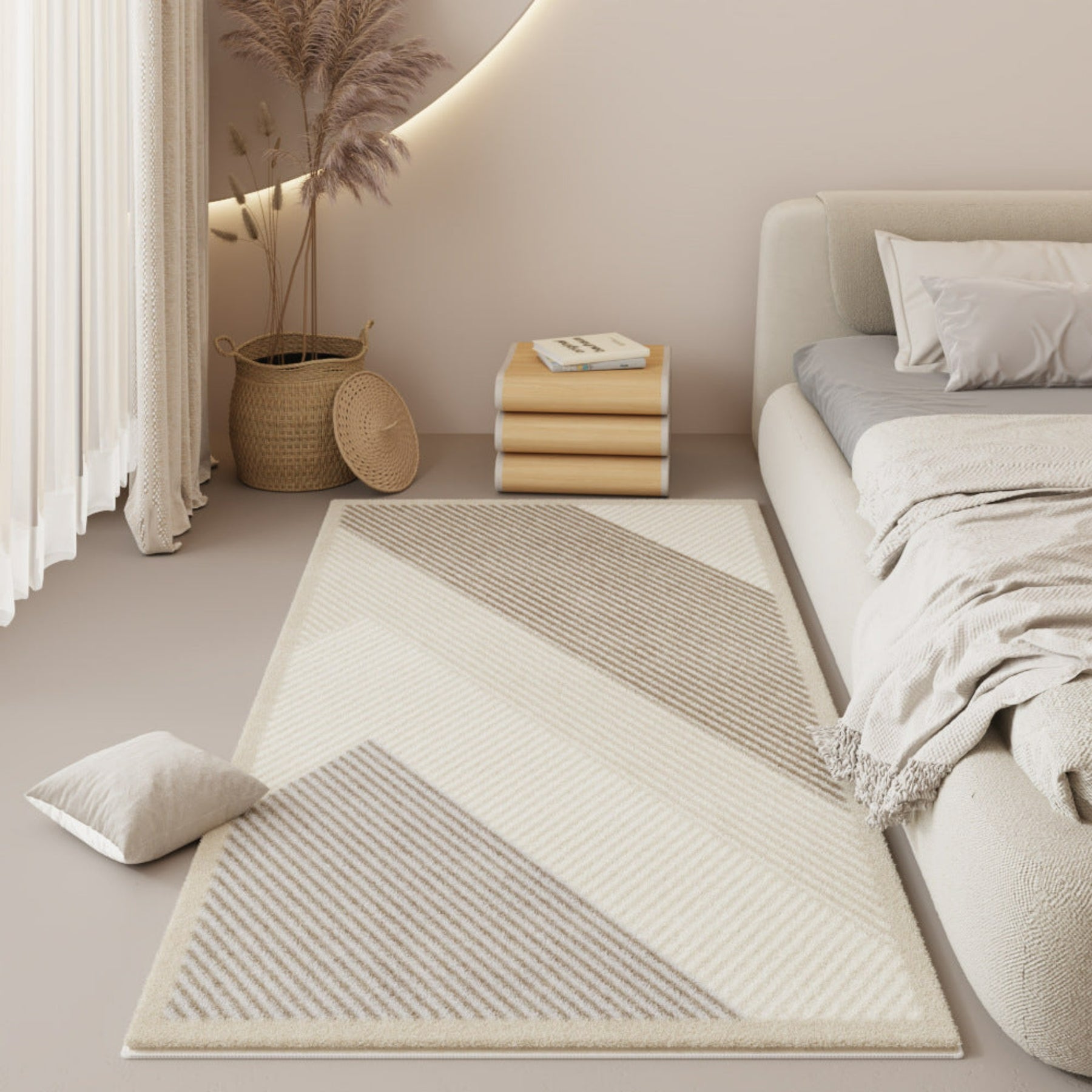 tapis rectangle Cream