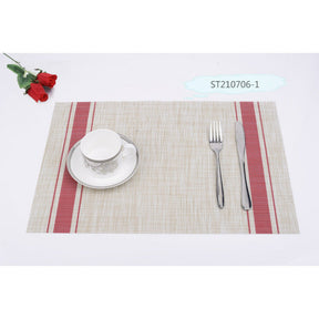 Set de table Linen rouge