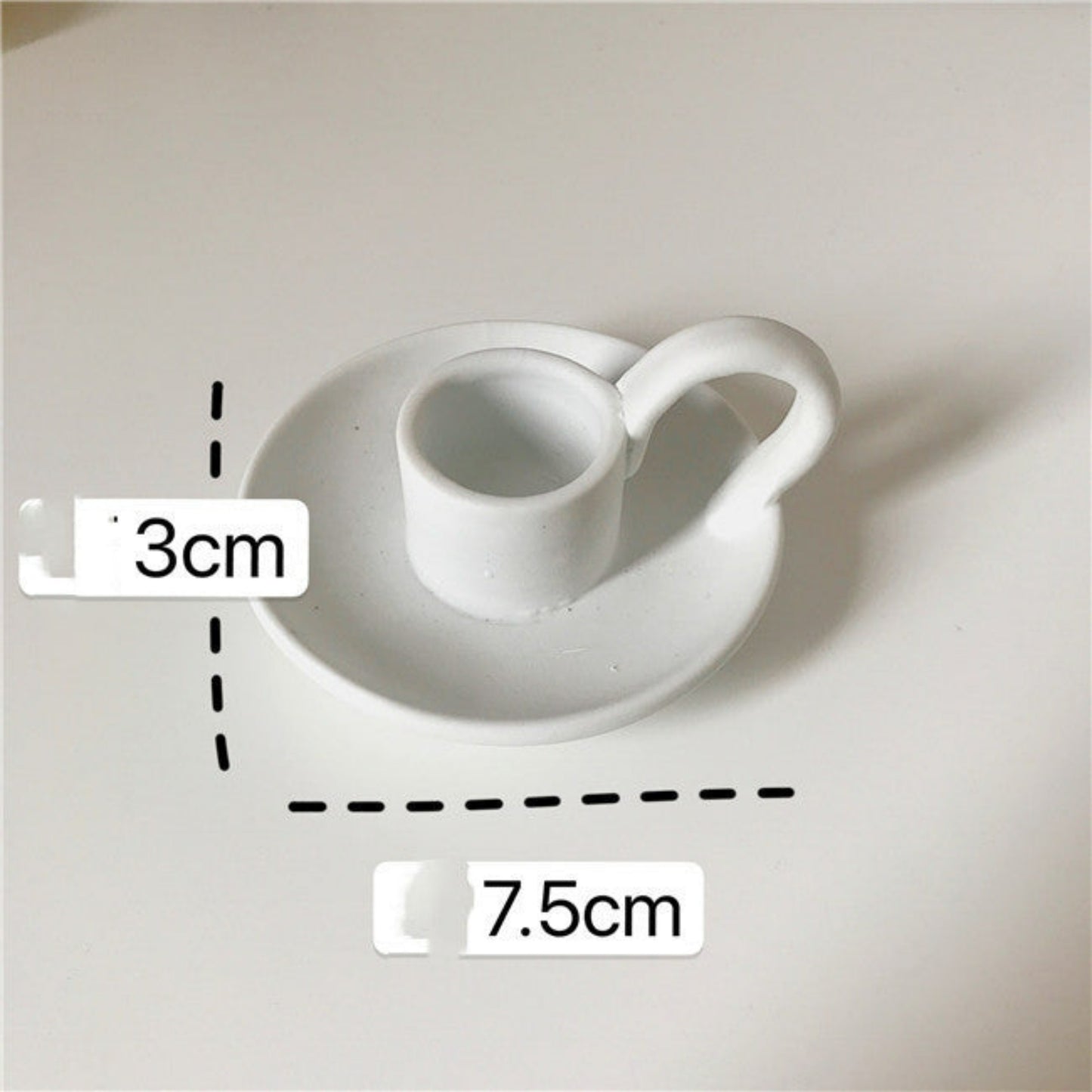 petit bougeoir blanc