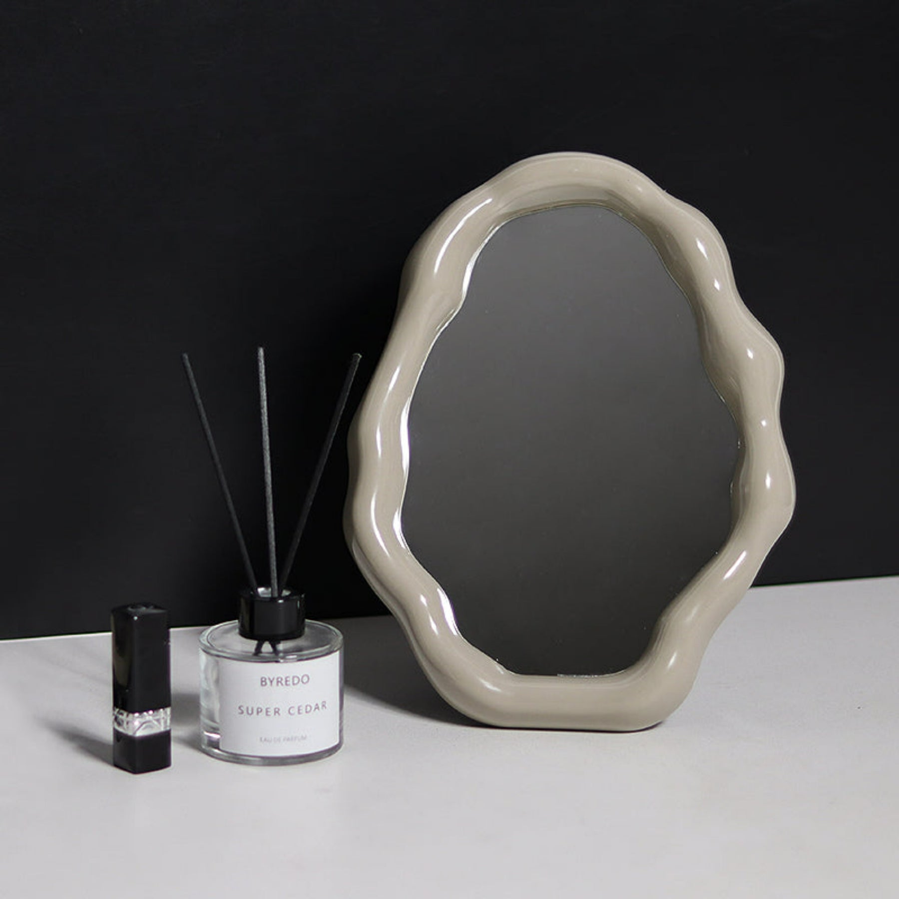 miroir olaf taupe