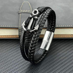 bracelet pour homme multi rangs Anchor