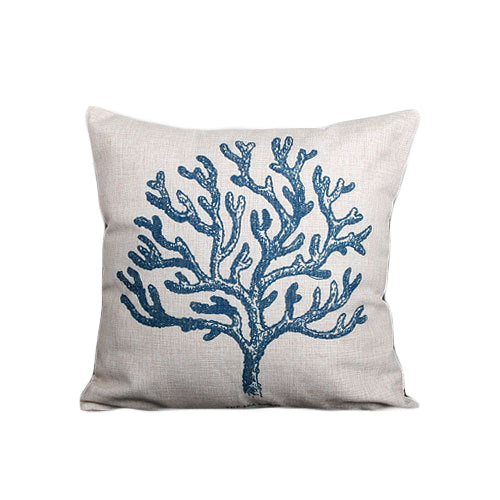 housse de coussin corail