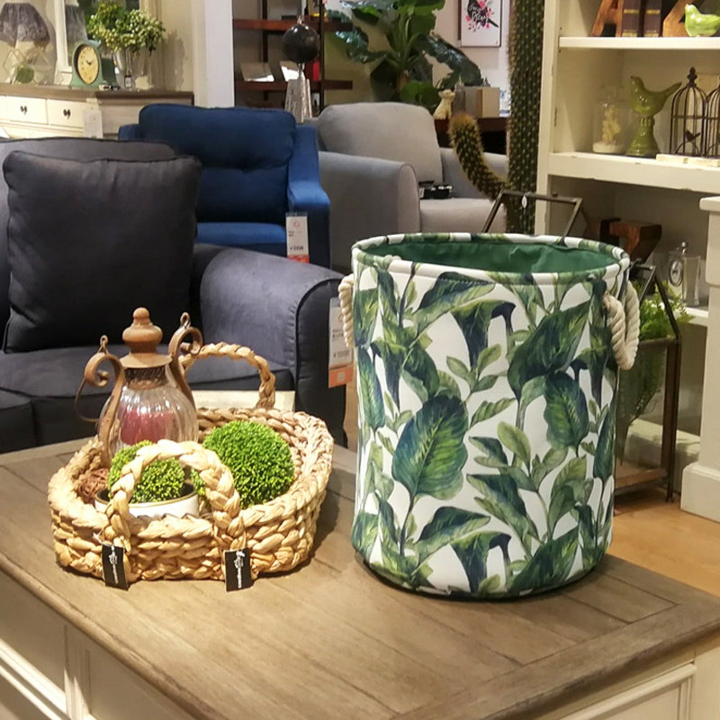 panier à linge Tropical