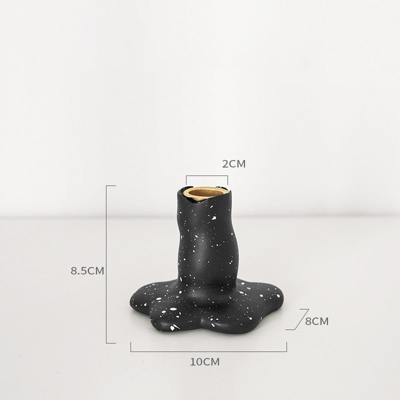 bougeoir noir dimensions