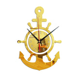 horloge ancre doré