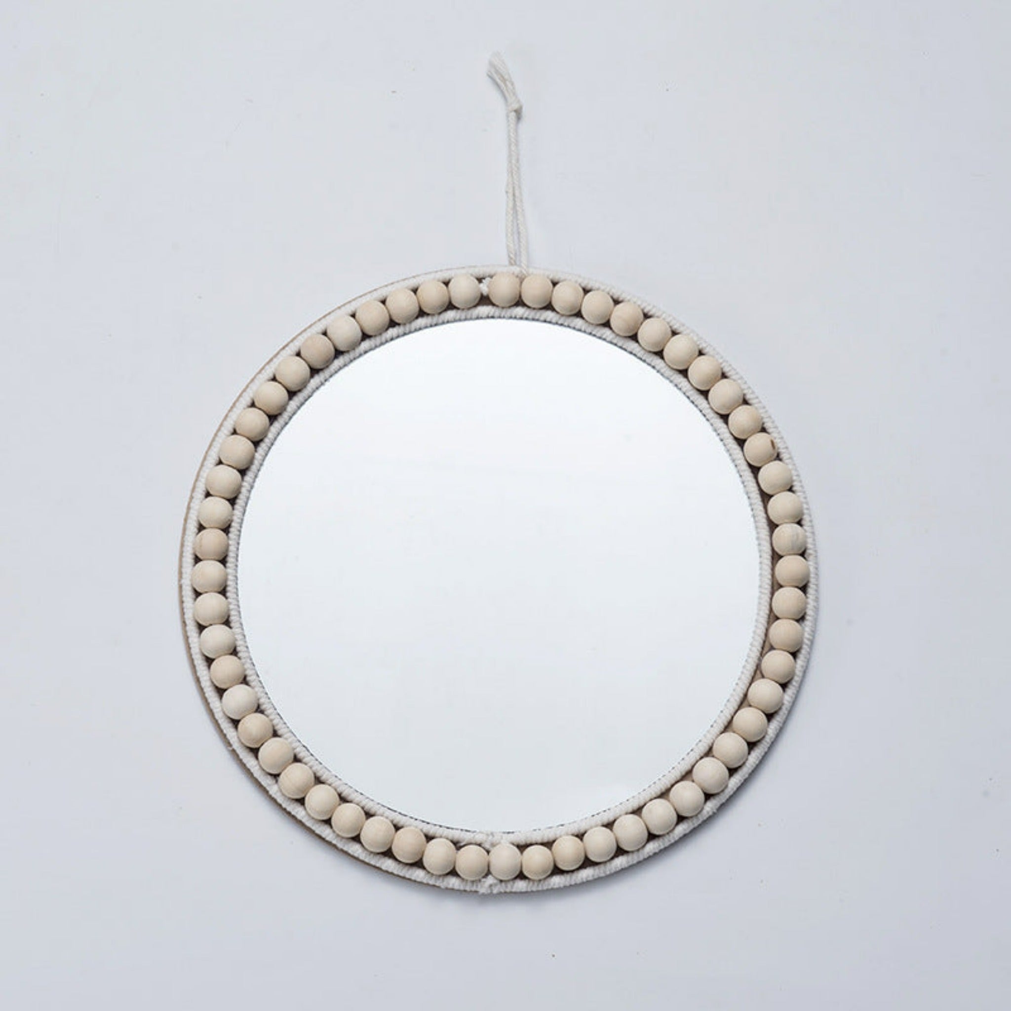 miroir décoratif avec perle